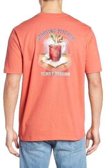 Men's Tommy Bahama Starting Pitcher Graphic T-shirt - Orange