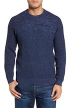 Men's Tommy Bahama Medina Marl Cotton Sweater, Size - Black