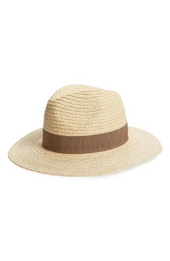Women's Sole Society Wide Brim Raffia Hat -