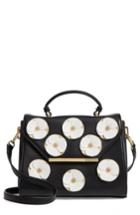Ted Baker London Daisii Applique Faux Leather Top Handle Satchel - Black