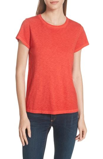 Women's Rag & Bone/jean The Tee, Size - Coral