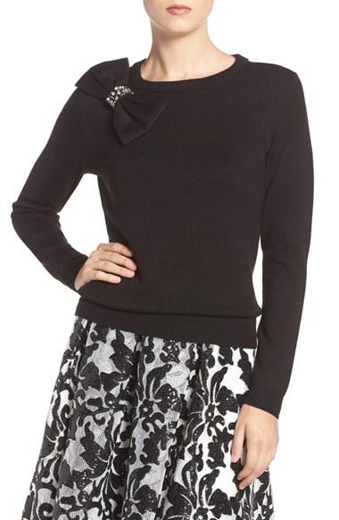 Women's Eliza J Embellished Sweater