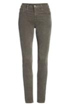 Women's Ag The Legging Super Skinny Corduroy Pants - Grey