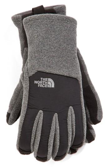 Men's The North Face 'denali' E-tip Gloves - Grey