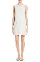 Women's Elizabeth And James Karlee A-line Leather Dress - Grey