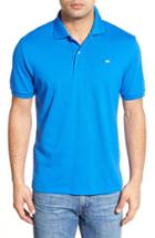 Men's Southern Tide 'skipjack Micro Pique' Stretch Cotton Polo, Size - Blue