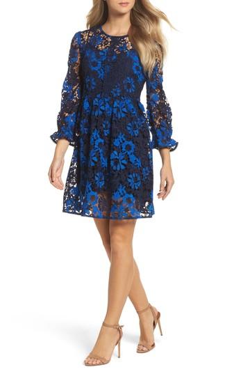 Women's French Connection Musa Lace Dress - Blue