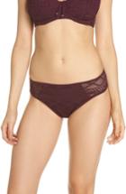 Women's Freya 'sundance' Crochet Hipster Bikini Bottoms - Purple