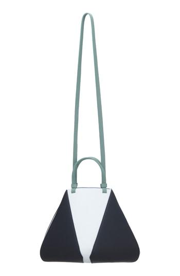 The Volon Cindy Leather Satchel - Black