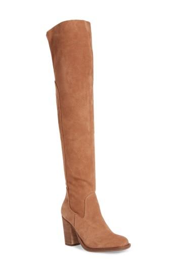 Women's Kelsi Dagger Brooklyn Logan Over The Knee Boot M - Brown