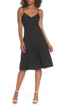 Women's Adelyn Rae Sydney Fit & Flare Dress - Black