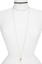 Women's Topshop Hearts & Star Necklaces (set Of 2)