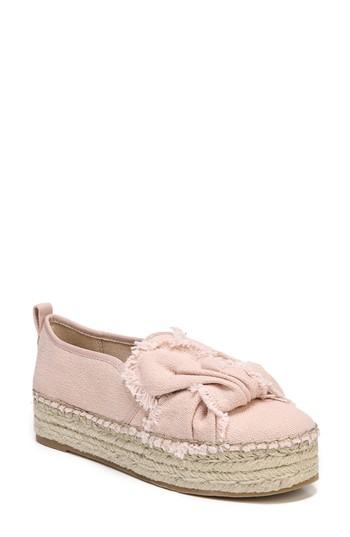 Women's Sam Edelman Cabrera Platform Espadrille Slip-on .5 M - Pink