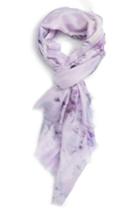 Women's Nordstrom Graceful Hanami Cashmere & Silk Scarf, Size - Purple