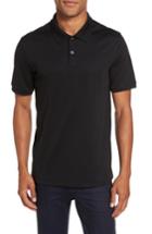 Men's Theory Current Tipped Pique Polo, Size - Black