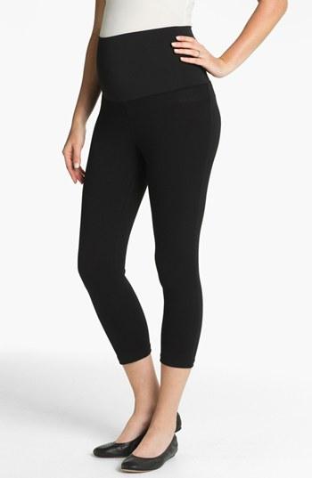 Women's Maternal America Post Support Crop Maternity Leggings