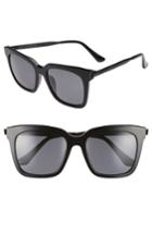 Women's Diff Bella 53mm Polarized Sunglasses - Black/ Grey
