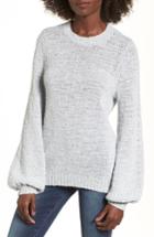 Women's Leith Blouson Sleeve Tape Yarn Sweater - Blue