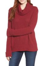 Women's Caslon Cuff Sleeve Sweater - Red