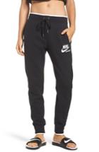 Women's Nike Fleece Knit Pants - Black