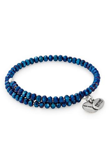 Women's Alex And Ani Brilliance Deep Space Wrap Bracelet