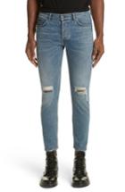 Men's The Kooples Destroyed Skinny Fit Jeans - Blue