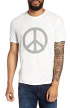 Men's John Varvatos Star Usa Peace Applique T-shirt, Size - White