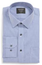 Men's Nordstrom Men's Shop Traditional Fit Non-iron Solid Dress Shirt .5 - 32/33 - Blue