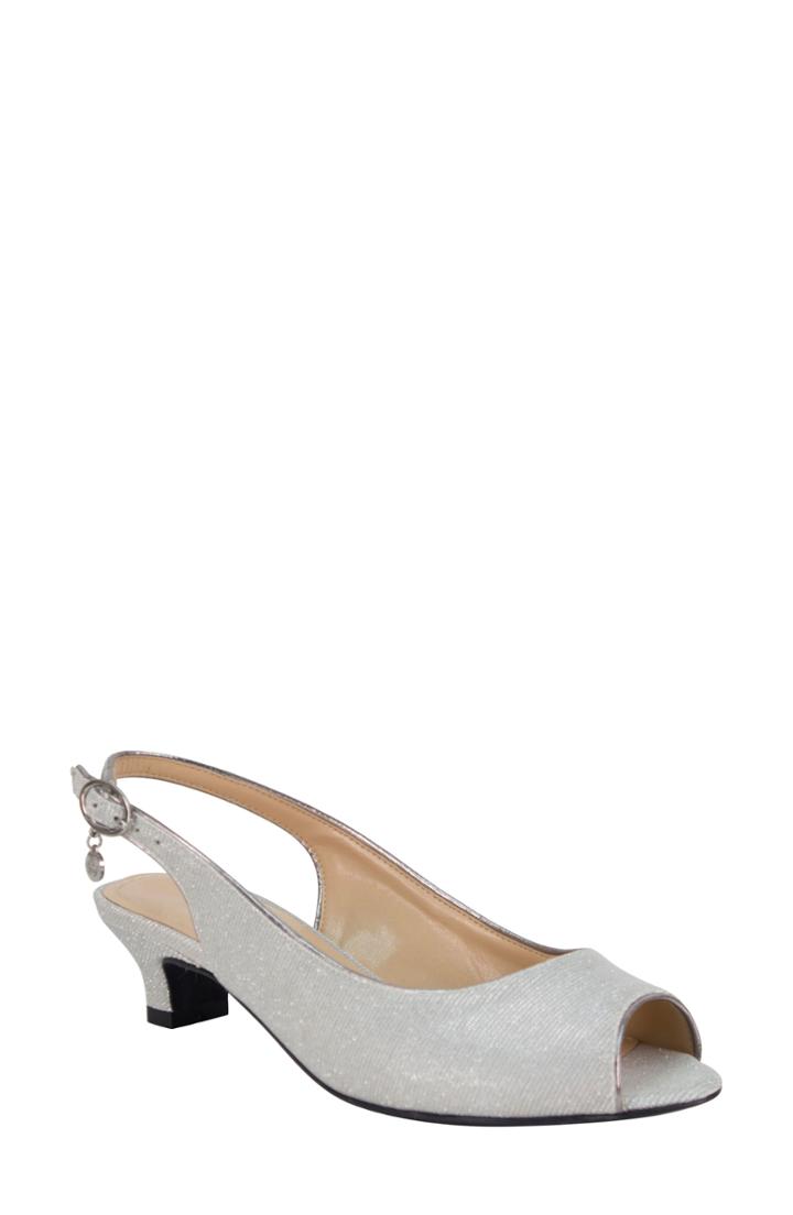 Women's J. Renee Jenvey Slingback Sandal D - Metallic