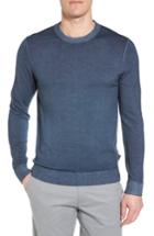 Men's Ted Baker London Lucky Trim Fit Wool Sweater (l) - Blue