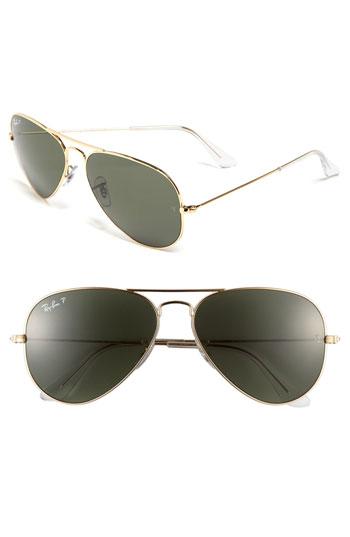 Ray-ban 'original Aviator' 58mm Polarized Sunglasses