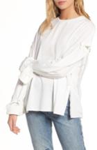 Women's J.o.a. Cutout Detail Sweatshirt - White