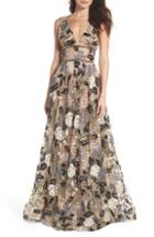 Women's Moon River Cotton & Linen Ballerina Midi Dress