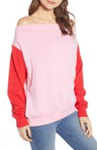 Women's Halogen Beaded Sweatshirt, Size - Black