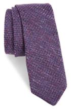 Men's Bonobos Solid Wool & Silk Blend Tie, Size - Purple