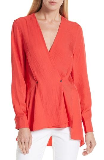 Women's Rag & Bone Debbie Blouse, Size - Red