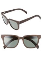 Men's Shwood Prescott 52mm Polarized Walnut Wood Sunglasses -