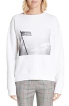 Women's Calvin Klein 205w39nyc X Andy Warhol Foundation American Flag Graphic Sweatshirt