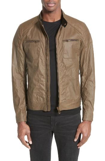 Men's Belstaff Weybridge Waxed Cotton Jacket Eu - Green