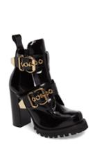 Women's Jeffrey Campbell Craven Buckle Strap Bootie M - Black