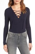 Women's Trouve Lace-up Bodysuit