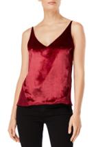 Women's 1.state Ruched Front Velvet Camisole
