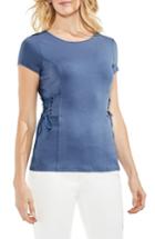 Women's Vince Camuto Side Lace-up Top, Size - Blue