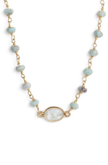 Women's Ela Rae Semiprecious Stone Collar Necklace
