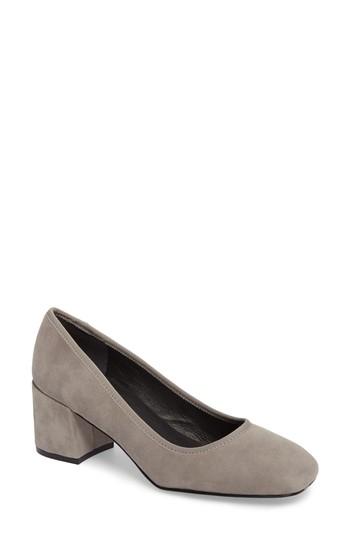 Women's Kenneth Cole New York Eryn Block Heel Pump .5 M - Grey