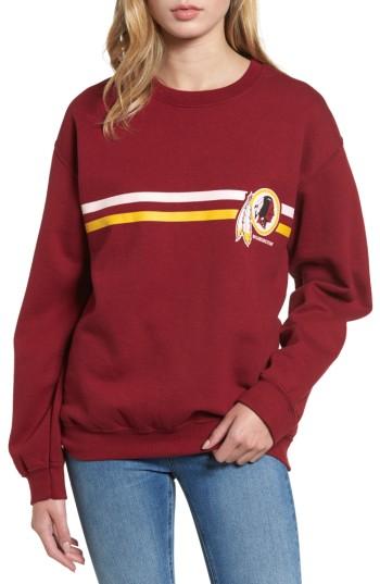 Women's Junk Food Retro Nfl Team Sweatshirt - Red