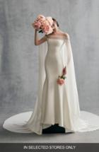 Women's Ines By Ines Di Santo Danica Off The Shoulder Gown With Cape, Size In Store Only - Ivory