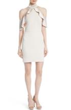 Women's Alice + Olivia Ebony Cold Shoulder A-line Dress