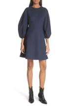 Women's Tibi Bond Stretch Knit Fit & Flare Dress - Blue