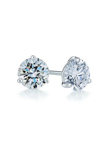 Women's Kwiat 1ct Tw Diamond & Platinum Stud Earrings